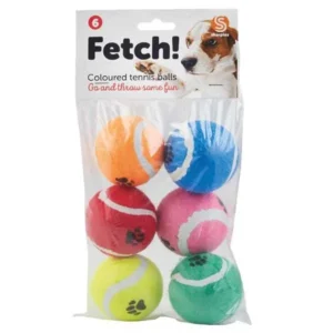 Fetch 6 Pack Tennis Balls