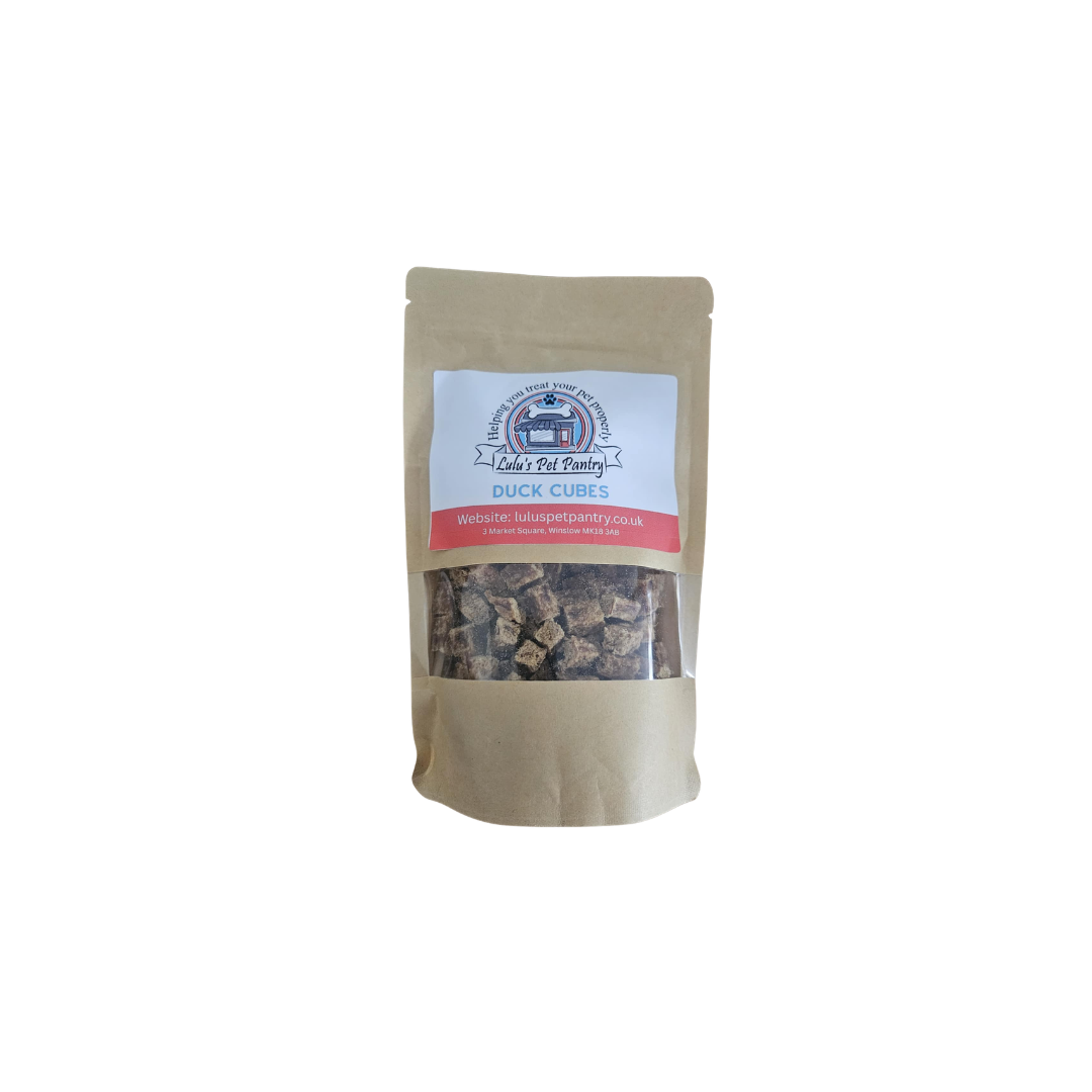Lulu's Air-Dried Duck Cubes 100g